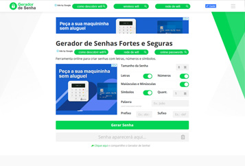 Gerador de Senha